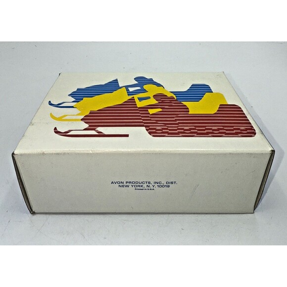 Vintage Avon SURE WINNER 3 Snow Buggy Snowmobile Soaps New Old Stock 1970s - Picture 9 of 10